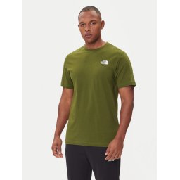 The North Face Тишърт Redbox NF0A87NP Зелен Regular Fit
