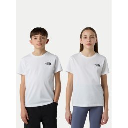 The North Face Тишърт Simple Dome NF0A87T4 Бял Regular Fit