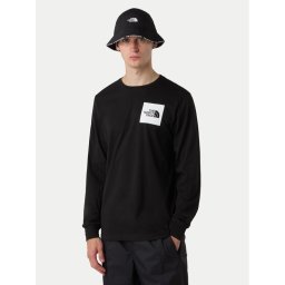 The North Face Тениска с дълъг ръкав Fine NF0A8A6P Черен Regular Fit