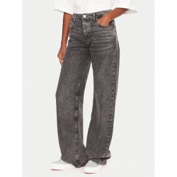 Roxy Дънки Milla ERJDP03312 Сив Wide Leg