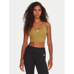 Roxy Спортен сутиен Heart Into It Attitude ERJKT04326 Бежов