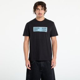 Тениска Calvin Klein Jeans SS CK NY Box Graphic Tee Black S