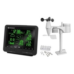 Електронна метеостанция Bresser 5-in-1 Colour, цветен дисплей, черна