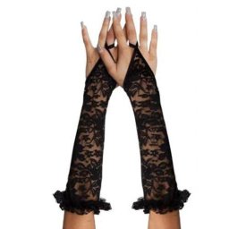 Мрежести дамски ръкавици "SLC GL BLACK"