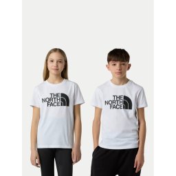 The North Face Тишърт Easy NF0A8EHG Бял Regular Fit