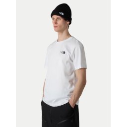 The North Face Тишърт Vertical NF0A8EE7 Бял Regular Fit