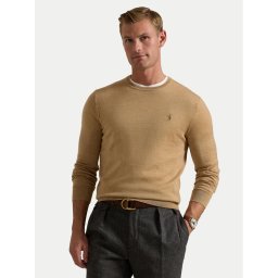 Polo Ralph Lauren Пуловер 710946143009 Бежов Slim Fit