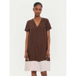 United Colors Of Benetton Ежедневна рокля 4O79DV0AO Кафяв Regular Fit