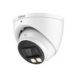 HAC-HDW1200T-IL-A-0280B-S6 - 2MP, 2.8mm, LED, 40m, външен монтаж, куполна HDCVI, FULL COLOR, камера, DAHUA