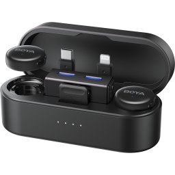 Безжична система микрофони BOYA BOYALINK 3-01 with lightning+USB-C +3.5mm TRS plug