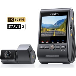 VIOFO Видеорегистратор Dash Cam A329S 2 Channel - 4K
