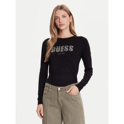 Guess Пуловер W5BR40 Z2NQ2 Черен Regular Fit