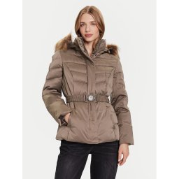 Guess Пухено яке W5BL31 W2802 Каки Regular Fit