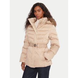 Guess Пухено яке W5BL31 W2802 Бежов Regular Fit