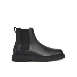 Calvin Klein Боти тип челси Combat Ess Chelsea Boot Lth YM0YM01374 Черен