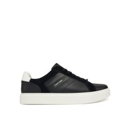 Calvin Klein Сникърси Classic Cupsole Laceup Tape Lth YM0YM01430 Черен