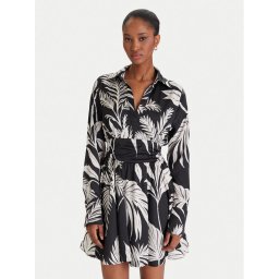 Guess Коктейлна рокля W5YK00 WF1T2 Зелен Regular Fit