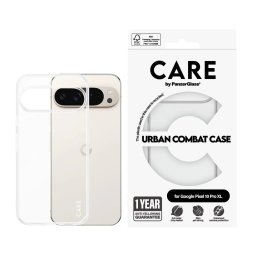 Гръб Care by PanzerGlass за Google Pixel 10 Pro XL, Flagship Case, Urban Combat, Прозрачен