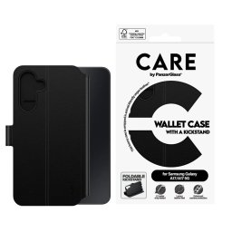 Калъф CARE by PanzerGlass за Samsung Galaxy A17, A17 5 G, Feature Wallet, Черен