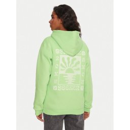 Roxy Суитшърт Surf Stoked ERJFT05021 Зелен Regular Fit