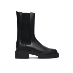 Calvin Klein Боти тип челси Chunky High Chelsea YW0YW01909 Черен