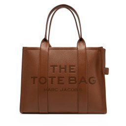 Дамска чанта Marc Jacobs The Leather Large Tote Bag H020L01FA21 Кафяв