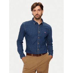 Levi's® дънкова риза Battery Housemark 86625-0052 Син Slim Fit