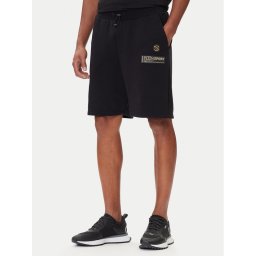 Plein Sport Спортни шорти PAEC MJT2601 STE003N Черен Regular Fit