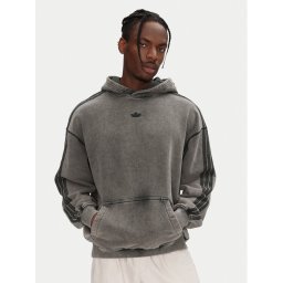 adidas Суитшърт Premium Essentials Retro JD0245 Сив Loose Fit