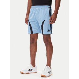 adidas Спортни шорти Teamgeist adicolor JW1348 Светлосиньо Regular Fit