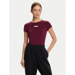 EA7 Emporio Armani Тишърт 7W000673 AF12945 M5064 Бордо Slim Fit