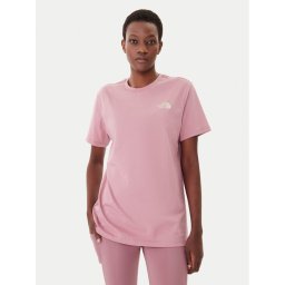 The North Face Тишърт Redbox NF0A87NK Розов Relaxed Fit
