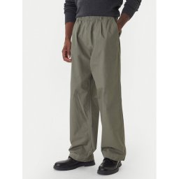 Jack & Jones Текстилни панталони Owen Cade 12282385 Зелен Baggy Fit