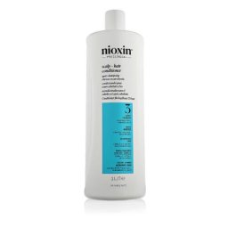 Nioxin System 3 Scalp + Hair Conditioner 1000 ml балсам за суха, увредена, боядисана коса с леко изтъняване за жени
