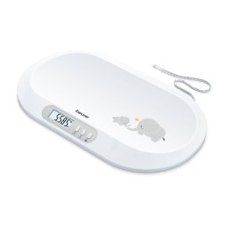 Beurer BY 90 baby scale, Data transfer via Bluetooth, Automatic and manual