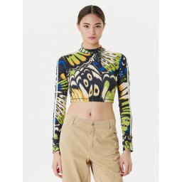 adidas Блуза Farm Rio JL8650 Цветен Slim Fit