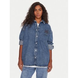 Quiksilver дънкова риза Rahmat EQWWT03150 Син Regular Fit