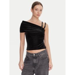 Versace Jeans Couture Блуза 79HAM616 J0237 Черен Slim Fit