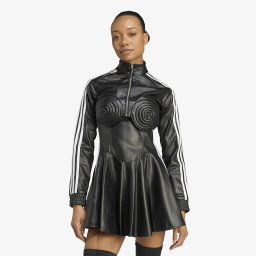 Яке adidas x Jeremy Scott Faux Leather Track Top Black XL