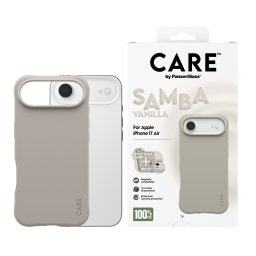 Гръб Care by PanzerGlass за iPhone 17 Air, Fashionable Case Samba Vanilla w. MagSafe