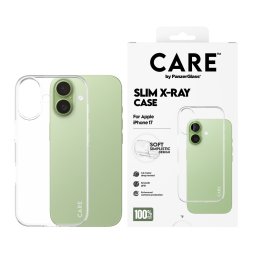 Гръб Care by PanzerGlass за iPhone 17, Fashionable Case Transparent X-Ray Soft Basic