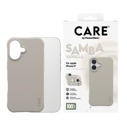 Гръб Care by PanzerGlassза iPhone 17, Fashionable Case Samba Vanilla w. MagSafe