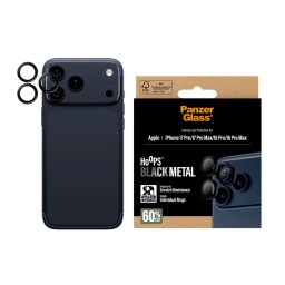 Протектор за камера PanzerGlass Hoops за iPhone 17 Pro/iPhone 17 Pro Max/iPhone 16 Pro/16 Pro Max, Black