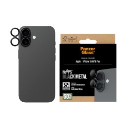 Протектор за камера PanzerGlass Hoops за iPhone 17/iPhone 16/16 Plus, Black