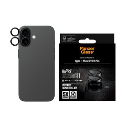 Протектор за камера PaznerGlass Hoops за iPhone 17/iPhone 16/16 Plus, Ceramic