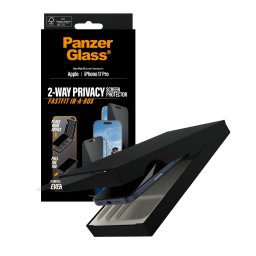 Стъклен протектор PanzerGlass за iPhone 17 Pro, Privacy, инсталационен бокс