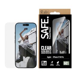 Стъклен протектор Safe за iPhone 17/iPhone 16 Pro, UWF, EasyAligner