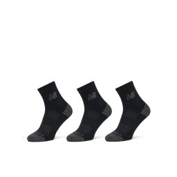New Balance Дълги чорапи Active Cushion Quarter Socks LAS35204BK Черен