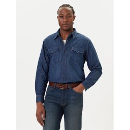 Levi's® дънкова риза Western A1919-0061 Тъмносин Relaxed Fit