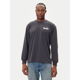 Levi's® Тениска с дълъг ръкав Authentic 005N7-0001 Черен Regular Fit
